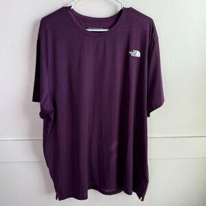 NWOT THE NORTH FACE Black Current Purple Wander Short Sleeve Shirt
